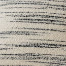 Textured cream & black comfort woolen pillow cover living room by Decorbites