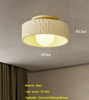 GobekUsa Cream Ceiling Light LED Fixture for Living Room Bedroom Hallway