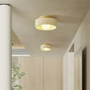 GobekUsa Cream Ceiling Light LED Fixture for Living Room Bedroom Hallway