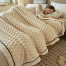 GobekUsa Coral Fleece Warm Blanket: Cozy Thicken Winter Bed Blanket