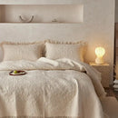 GobekUsa Cotton Quilted Bedspread Set with Pillowcase - Versatile & Summer-Ready