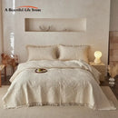 GobekUsa Cotton Quilted Bedspread Set with Pillowcase - Versatile & Summer-Ready
