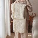 GobekUsa Cotton Quilted Bedspread Set with Pillowcase - Versatile & Summer-Ready