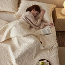 GobekUsa Cotton Quilted Bedspread Set with Pillowcase - Versatile & Summer-Ready