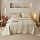GobekUsa Cotton Quilted Bedspread Set with Pillowcase - Versatile & Summer-Ready