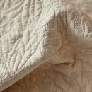 GobekUsa Cotton Quilted Bedspread Set with Pillowcase - Versatile & Summer-Ready