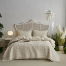 GobekUsa Cotton Quilted Bedspread Set with Pillowcase - Versatile & Summer-Ready