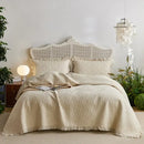 GobekUsa Cotton Quilted Bedspread Set with Pillowcase - Versatile & Summer-Ready