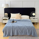 GobekUsa Jacquard Coral Velvet Sofa Cover Blanket | Soft & Warm for Spring/Autumn