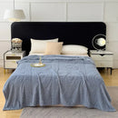 GobekUsa Jacquard Coral Velvet Sofa Cover Blanket | Soft & Warm for Spring/Autumn
