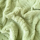 GobekUsa Jacquard Coral Velvet Sofa Cover Blanket | Soft & Warm for Spring/Autumn