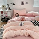 GobekUsa Bubble Cotton Quilt Sets | Ultra Soft Fitted Sheet Set | King Queen Bed Set