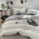 GobekUsa Bubble Cotton Quilt Sets | Ultra Soft Fitted Sheet Set | King Queen Bed Set