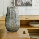 GobekUsa Green Transparent Glass Vase for Flower Arrangement & Home Decor