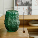 GobekUsa Green Transparent Glass Vase for Flower Arrangement & Home Decor