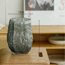 GobekUsa Green Transparent Glass Vase for Flower Arrangement & Home Decor
