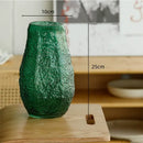 GobekUsa Green Transparent Glass Vase for Flower Arrangement & Home Decor