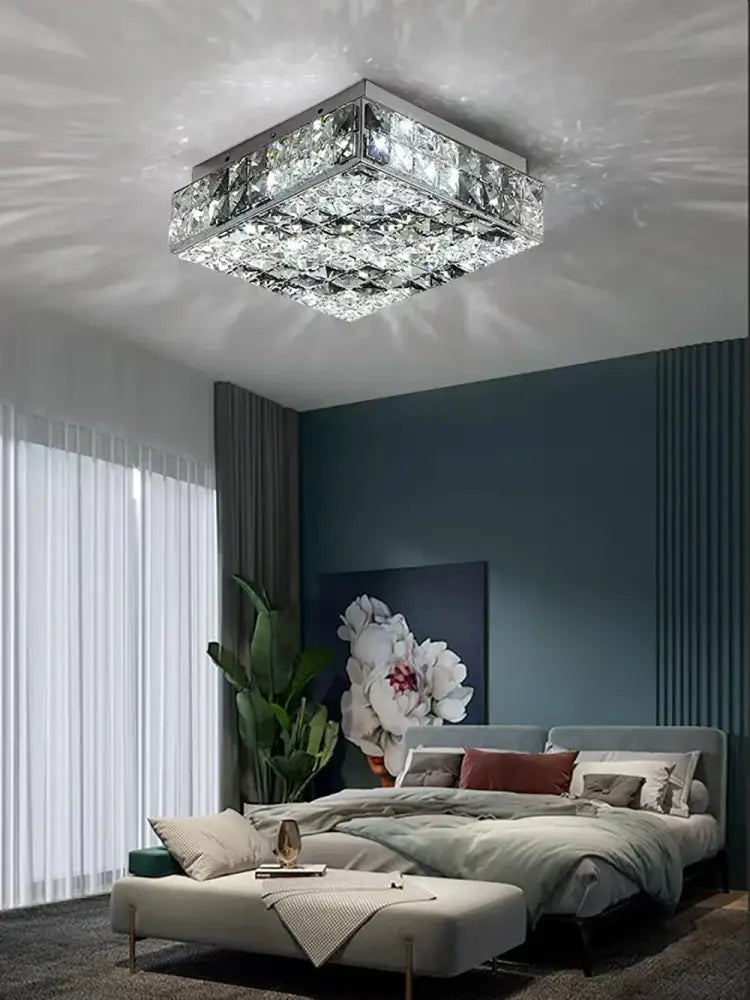 GobekUsa Crystal LED Rectangle Chandelier for Elegant Home Decor, photo 6 of 16