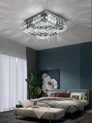 GobekUsa Crystal LED Rectangle Chandelier for Elegant Home Decor