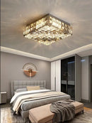 GobekUsa Crystal LED Rectangle Chandelier for Elegant Home Decor