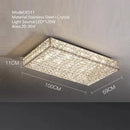 GobekUsa Crystal LED Rectangle Chandelier for Elegant Home Decor