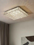 GobekUsa Crystal LED Rectangle Chandelier for Elegant Home Decor