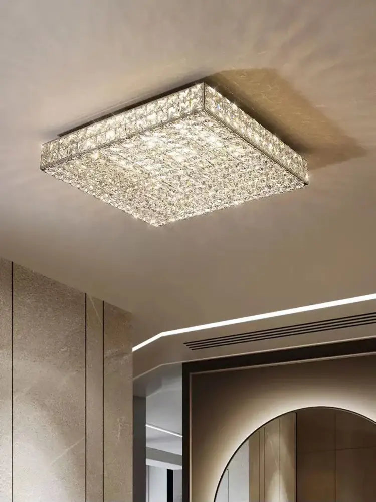 GobekUsa Crystal LED Rectangle Chandelier for Elegant Home Decor, photo 5 of 16