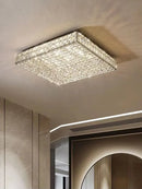 GobekUsa Crystal LED Rectangle Chandelier for Elegant Home Decor