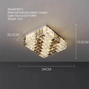 GobekUsa Crystal LED Rectangle Chandelier for Elegant Home Decor