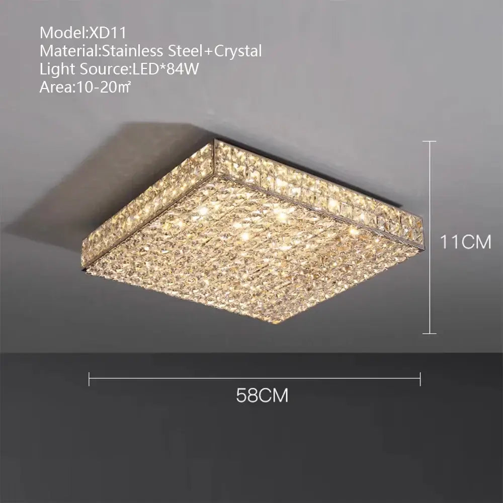 GobekUsa Crystal LED Rectangle Chandelier for Elegant Home Decor, photo 11 of 16