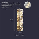 GobekUsa Crystal LED Rectangle Chandelier for Elegant Home Decor