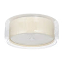 GobekUsa Glass Shade Ceiling Lamp: Round Flush Mount Light for Hallway, Bedroom, Kitchen.