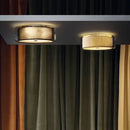 GobekUsa Glass Shade Ceiling Lamp: Round Flush Mount Light for Hallway, Bedroom, Kitchen.