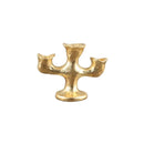 GobekUsa Gold Resin Candle Holder Trio for Wedding Centerpieces & Home Decor