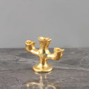 GobekUsa Gold Resin Candle Holder Trio for Wedding Centerpieces & Home Decor
