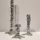 GobekUsa Golden Candlestick Holder Resin Plated Wedding Centerpiece