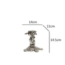 GobekUsa Golden Candlestick Holder Resin Plated Wedding Centerpiece