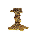 GobekUsa Golden Candlestick Holder Resin Plated Wedding Centerpiece