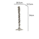GobekUsa Golden Candlestick Holder Resin Plated Wedding Centerpiece