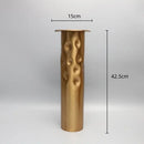 GobekUsa Golden Metal Candlestick Holder Candelabrum for Room Decor