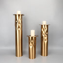 GobekUsa Golden Metal Candlestick Holder Candelabrum for Room Decor