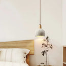 GobekUsa Cement Chandelier LED Pendant Lamp for Bedroom, Dining Room, Hallway