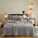 GobekUsa Cozy Lamb Wool Blanket: Double-Sided, Thick Coral Fleece, Skin-Friendly & Warm