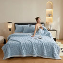 GobekUsa Cozy Lamb Wool Blanket: Double-Sided, Thick Coral Fleece, Skin-Friendly & Warm