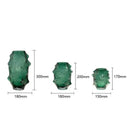 GobekUsa Green Sea Cucumber Glass Vase Terrarium for Home Decoration
