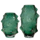 GobekUsa Green Sea Cucumber Glass Vase Terrarium for Home Decoration