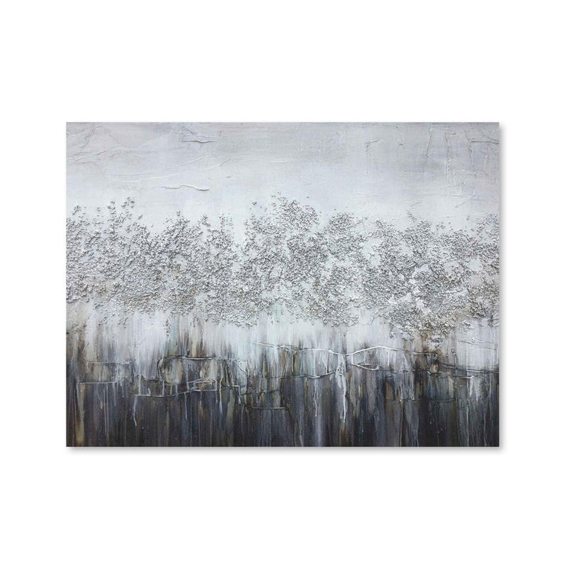 Textured Grey Oil Painting