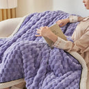 GobekUsa Cozy Taffeta Velvet Blanket - Soft Plush Fluffy Warm Comforter for Bedroom