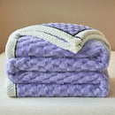 GobekUsa Cozy Taffeta Velvet Blanket - Soft Plush Fluffy Warm Comforter for Bedroom