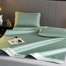 GobekUsa 1800D Cooling Fibres Bed Mat & Pillowcases Set for Summer Nights